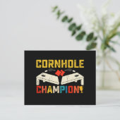 Carte Postale Champion Cornhole Amérique 4 juillet (Debout devant)