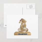 Carte Postale Champion cycliste (Devant / Derrière)