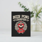 Carte Postale Champion de Beer Pong (Debout devant)