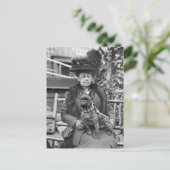 Carte Postale Champion de France Bulldog, années 1920 (Debout devant)