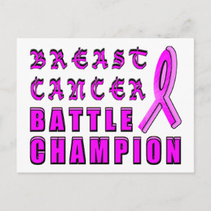 Carte Postale Champion de la bataille contre le cancer du sein