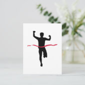 Carte Postale Champion du marathon (Debout devant)