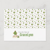 Carte postale Champion du poulet vert et Brown (Devant)