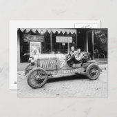 Carte Postale Championnat de course automobile, 1922 (Devant / Derrière)