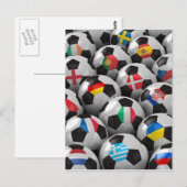 Carte Postale Championnat d'Europe de football 2012 (Devant / Derrière)