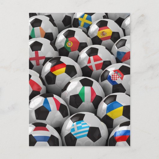 Carte Postale Championnat d'Europe de football 2012 (Devant)