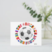 Carte Postale Championnat d'Europe de football 2016 (Debout devant)