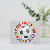 Carte Postale Championnat d'Europe de football 2016 (Debout devant)