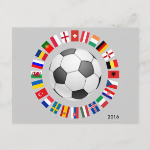 Carte Postale Championnat d'Europe de football 2016
