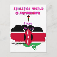 Championnats du monde d'athlétisme Kenya Runner :