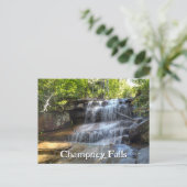 Carte Postale Champney Falls White Mountains Waterfall NH (Debout devant)