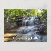 Carte Postale Champney Falls White Mountains Waterfall NH (Devant)