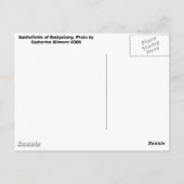 Carte Postale Champs de bataille de Gettysburg (Dos)