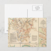 Carte Postale Champs de bataille Nashville, Tenn (Devant / Derrière)