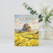 Carte Postale Champs de colza de Luoping, Chine (Debout devant)