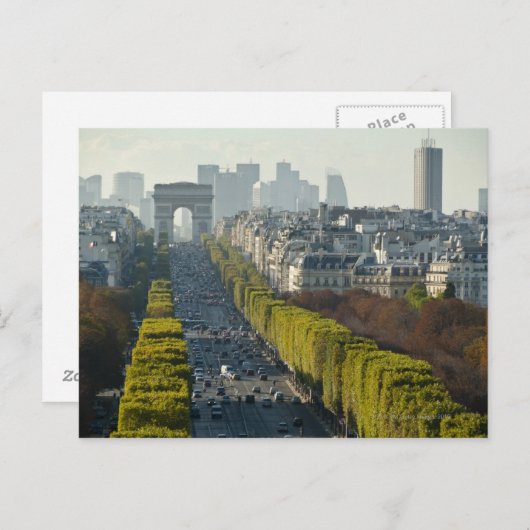 Carte Postale Champs ElysŽes (Devant / Derrière)