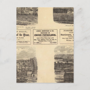 Carte Postale Champs pétroliers, résidence