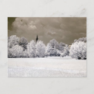 Carte Postale Champs Photographie infrarouge