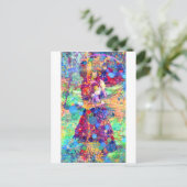 CARTE POSTALE CHAMPS STRAWBERRY POUR TOUJOURS (Debout devant)