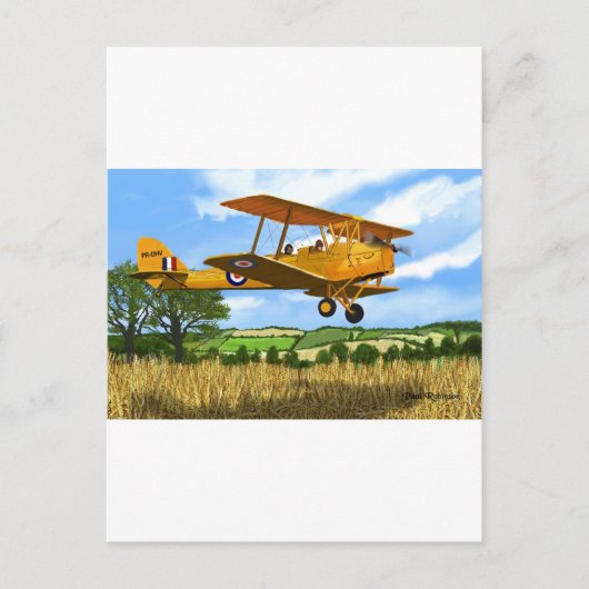 CARTE POSTALE CHAMPS TIGERMOTH (Devant)