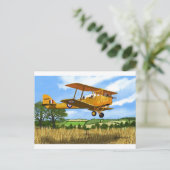 CARTE POSTALE CHAMPS TIGERMOTH (Debout devant)
