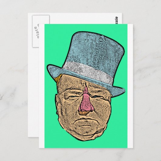 Carte Postale Champs WC (Devant / Derrière)