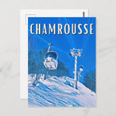 Carte Postale Chamrousse Station de ski (Devant / Derrière)