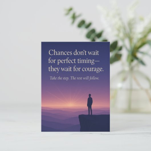 Carte Postale Chances de courage (Debout devant)