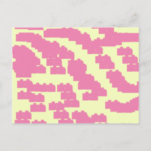 Carte Postale chanceux rose 888