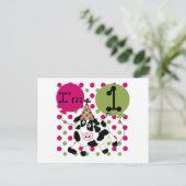 Carte Postale Chandails et cadeaux 1er anniversaire de la vache  (Debout devant)