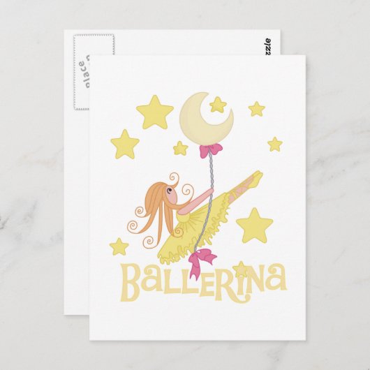 Carte Postale Chandails et cadeaux Ballerina (Devant / Derrière)