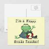 Carte Postale Chandails et cadeaux pour enseignants de 2e année (Devant / Derrière)