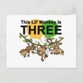 Carte Postale Chandails et cadeaux pour le 3e anniversaire des s (Devant)