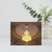Carte Postale chandelier (Debout devant)