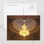 Carte Postale chandelier (Devant / Derrière)