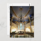 Carte Postale Chandelier de l'église (Devant / Derrière)