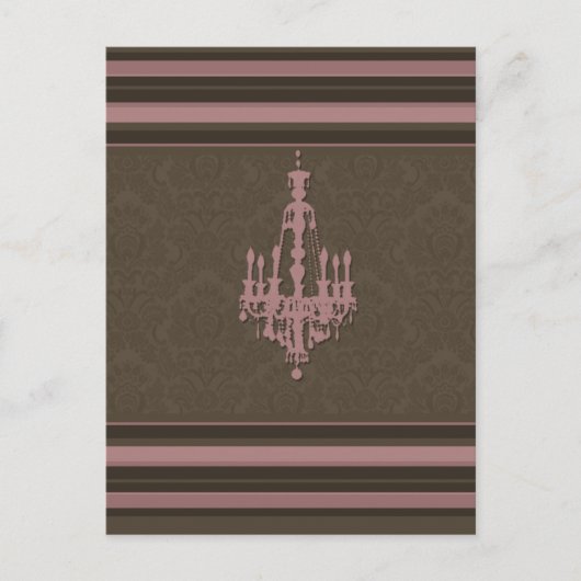 Carte Postale Chandelier français (Devant)