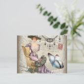 Carte Postale chandelier Vintage victorien (Debout devant)