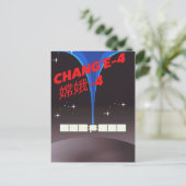 Carte Postale Chang'e-4 espace Chine Art. (Debout devant)