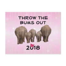 Change Date to 2020 Pink Hat Throw the Bum Out