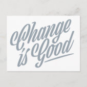 Carte Postale Change is Good Moving Faire-part Postcard (Devant)