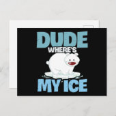 Carte Postale Changement climatique du Réchauffement climatique (Devant / Derrière)