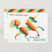 Carte postale Changement d'adresse (Devant / Derrière)