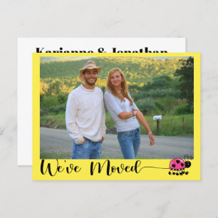 Carte postale Changement d'adresse