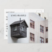 Carte postale Changement d'adresse amusant - perso (Devant / Derrière)