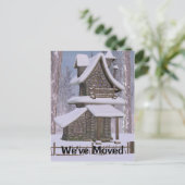 Carte postale Changement d'adresse de la maison en (Debout devant)