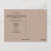 Carte Postale Changement d'adresse d'un navire à ballon (Dos)