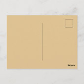 Carte Postale Changement d'adresse Elegant Black Gold Feuilles (Dos)