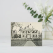 Carte Postale Changement d'adresse - La Maison de Maisons - Mème (Debout devant)