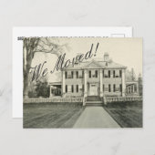 Carte Postale Changement d'adresse - La Maison de Maisons - Mème (Devant / Derrière)